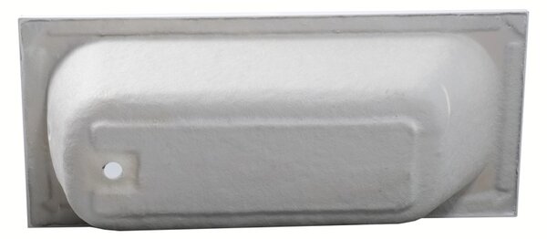 Erga Pureline-O, vana 1400x700x400 mm bez nožiček, bílá lesklá, ERG-V07-PURELINE-O-140x070-WH