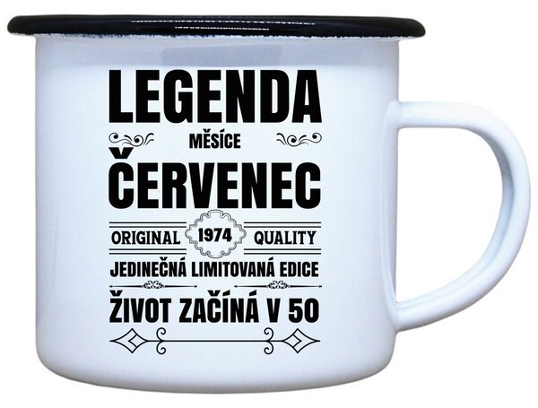 Plecháček s potiskem Zrození legendy měsíce, 330 ml