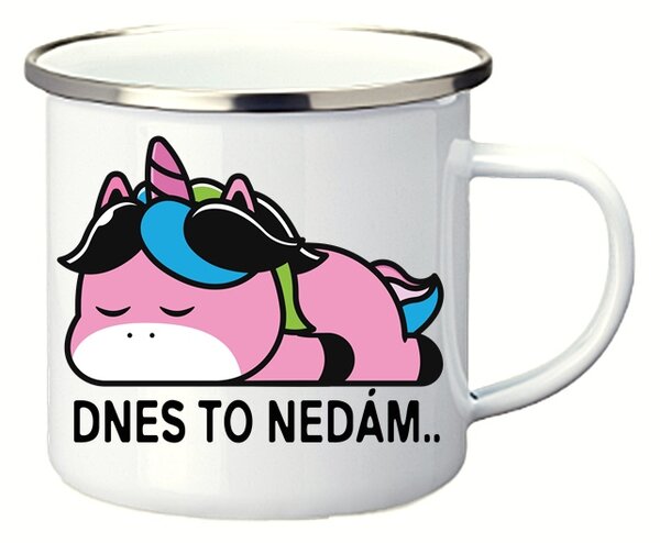 MINI plecháček s potiskem Dnes to nedám
