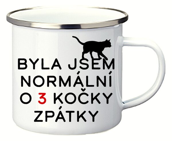 MINI plecháček s potiskem Byla jsem kočky