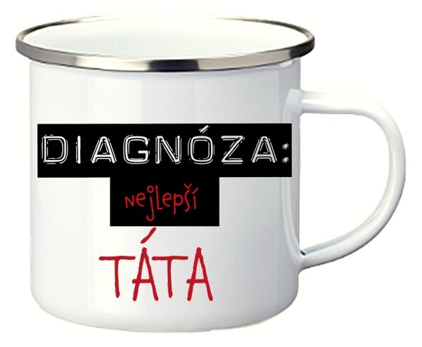 MINI plecháček s potiskem Diagnóza táta