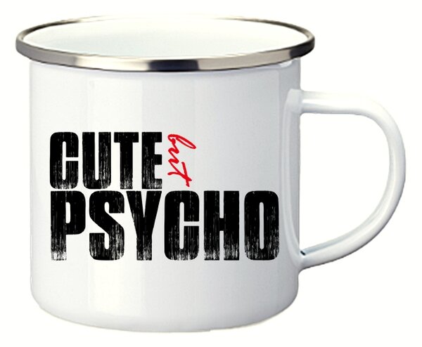 MINI plecháček s potiskem Cute psycho