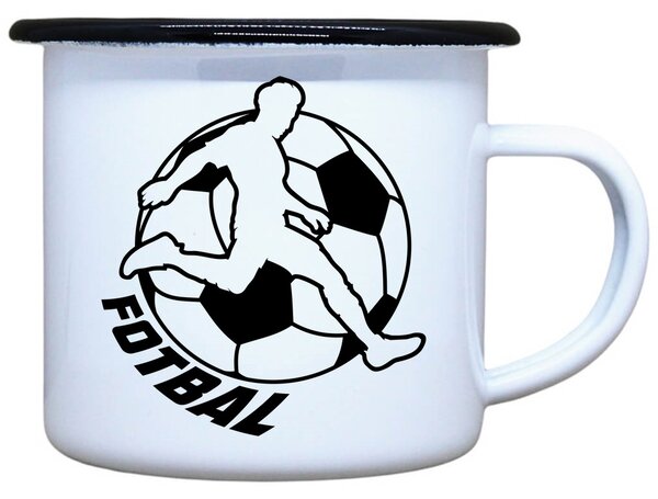 Plecháček s potiskem Fotbal Objem: 330 ml