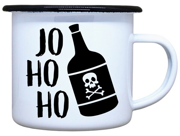 Plecháček s potiskem Jo ho ho Objem: 330 ml