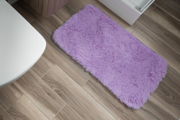 Koupelnový kobereček SILK ARTS-61 1PC fialový šeřík