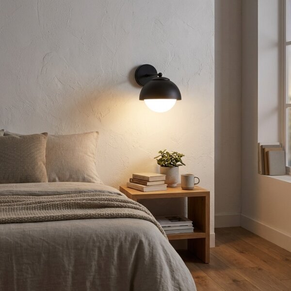 BRILAGI - Nástěnná lampa COSMO 1xE27/60W/230V černá