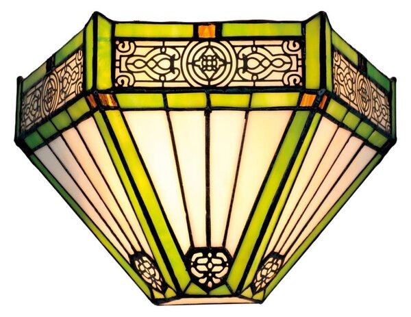 BRILAGI - Tiffany vitrážové nástěnné svítidlo EMERALD 1xE14/40W/230V