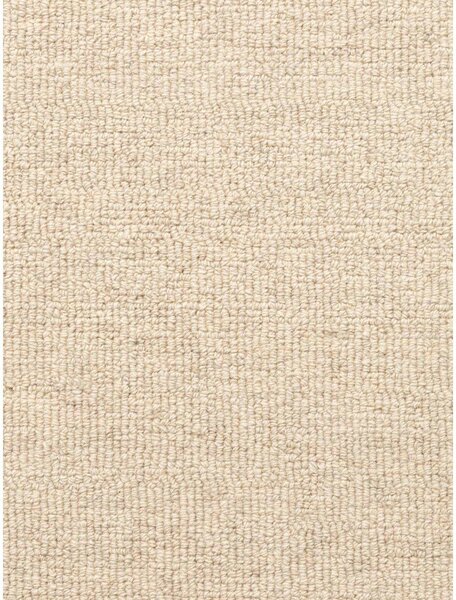 Béžový ručně tkaný vlněný kulatý koberec ø 160 cm Puristic Knots – Elle Decoration