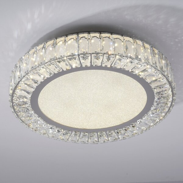 JUST LIGHT. 15222-17 - LED Stropní svítidlo KULUNKA LED/46W/230V chrom