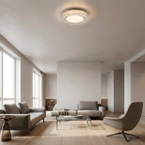 JUST LIGHT. 15222-17 - LED Stropní svítidlo KULUNKA LED/46W/230V chrom