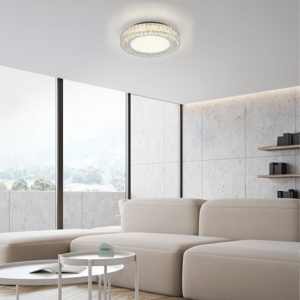 JUST LIGHT. 15222-17 - LED Stropní svítidlo KULUNKA LED/46W/230V chrom