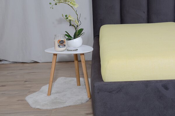 Froté prostěradlo BASIC VANILKA 90x200 cm