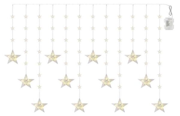 LED Venkovní řetěz 120xLED 3xAA 1,7 m IP44 teplá bílá