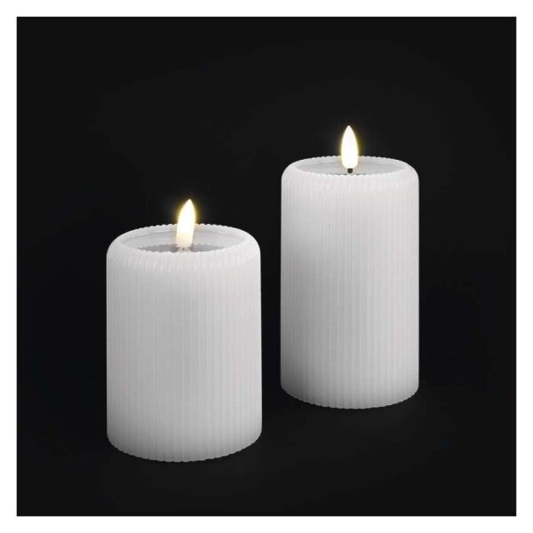 SADA 2x LED Svíčka LED/4xAA + dálkové ovládání