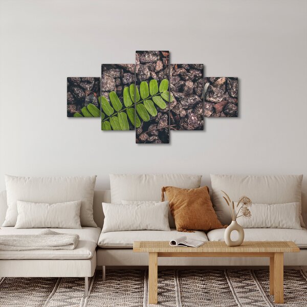 Obraz zelené rostliny (125x70 cm)
