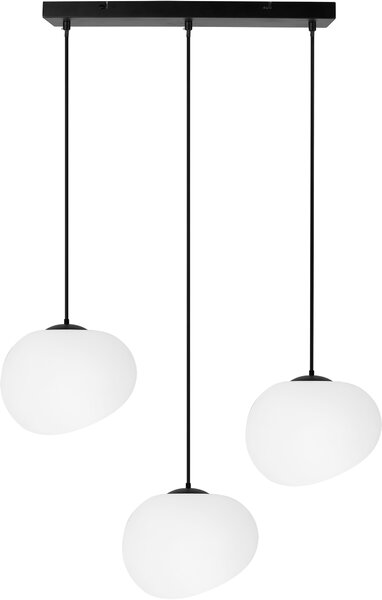 Candellux Stones závěsné svítidlo 3x40 W bílá-černá 33-35158