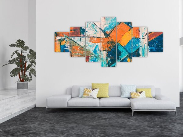 Obraz - Abstrakce (210x100 cm)