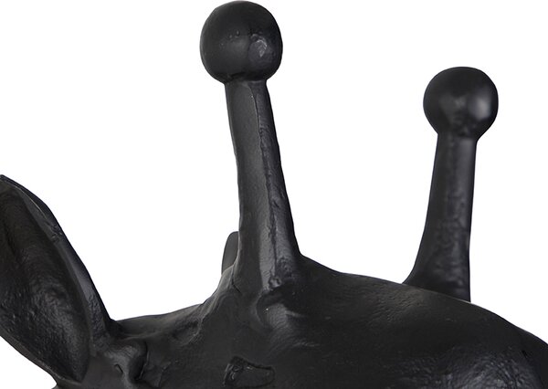 Klasická nástěnná lampa černá - Zvíře Žirafa