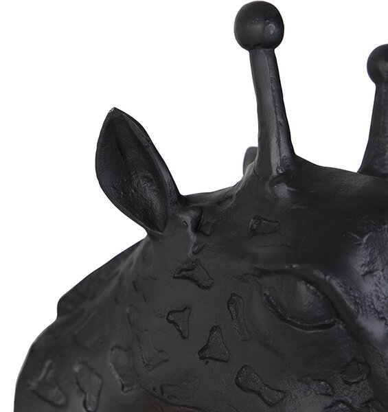 Klasická nástěnná lampa černá - Zvíře Žirafa