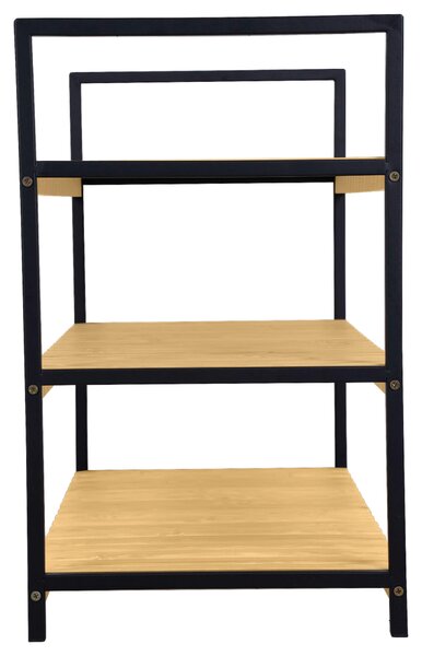 REGÁL NA BOTY, přírodní barvy, černá, 70/48,5/30 cm Carryhome - Online Only šatny & botníky, Online Only