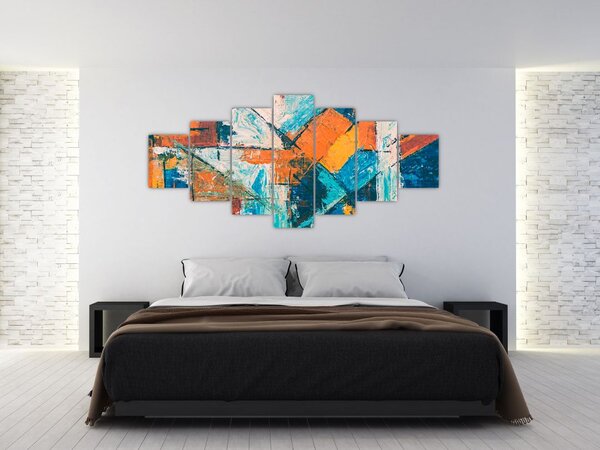 Obraz - Abstrakce (210x100 cm)