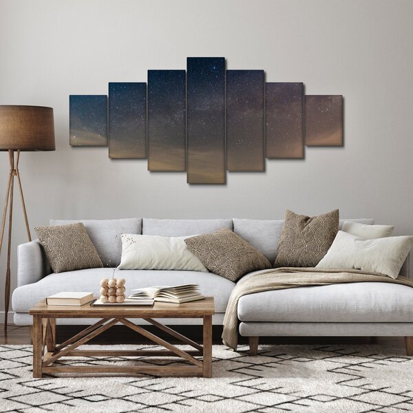 Obraz noční oblohy (210x100 cm)