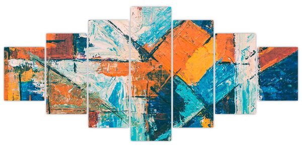 Obraz - Abstrakce (210x100 cm)