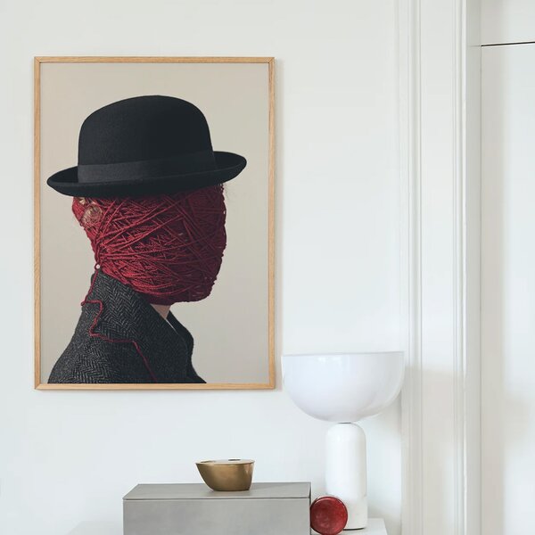 Paper Collective designové moderní obrazy Strings (50 x 70 cm)