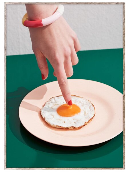Paper Collective designové moderní obrazy Fried Egg (50 x 70 cm)