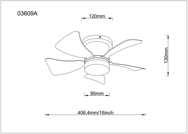 Globo Lighting Hines stropní světlo 1x9 W bílá 03609W