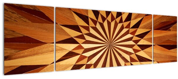 Obraz - Dřevěná koláž (170x50 cm)
