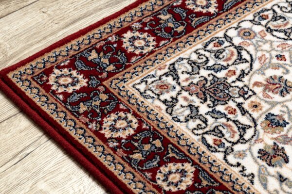 Koberec NAIN Ornament, ramka 6635/51036 béž / bordo