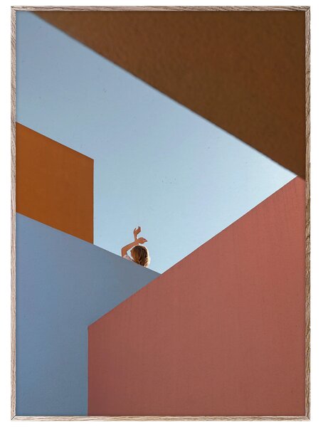 Paper Collective designové moderní obrazy Angular Afternoon (50 x 70 cm)