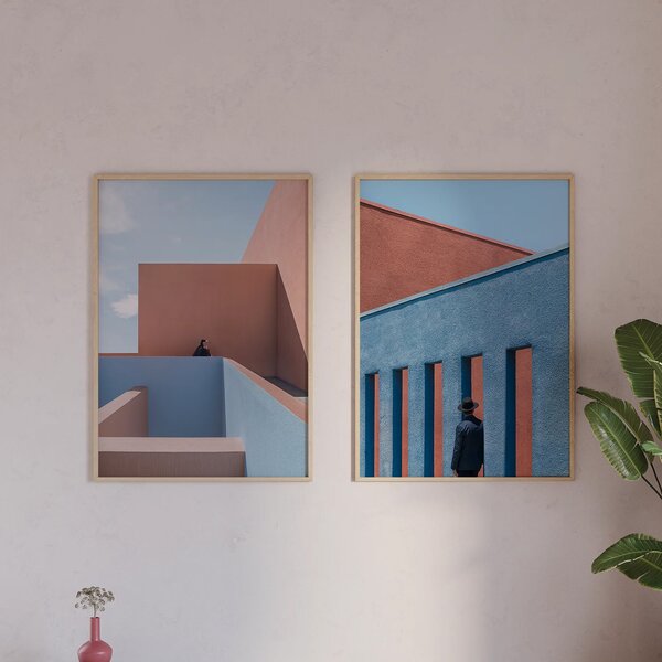 Paper Collective designové moderní obrazy Shadowbox (50 x 70 cm)