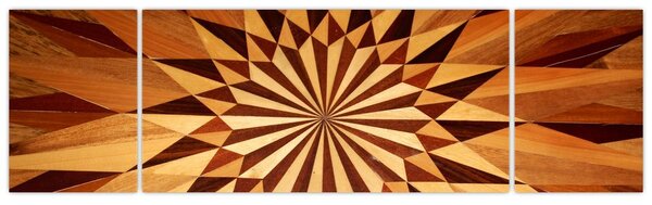 Obraz - Dřevěná koláž (170x50 cm)