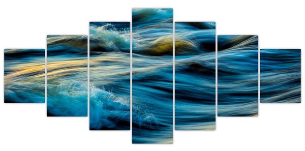 Obraz - Vlny (210x100 cm)