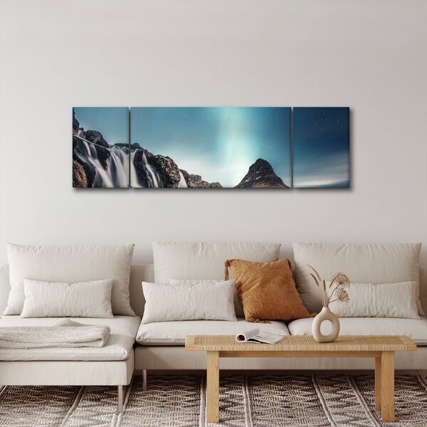Obraz vodopádů (170x50 cm)