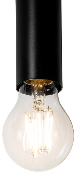 Art Deco nástěnná lampa černá 2-světlo - Tubi