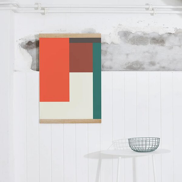 Paper Collective designové moderní obrazy Wrong Geometry 04 (50 x 70 cm)