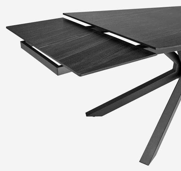 JÍDELNÍ STŮL, tmavě šedá, 160/90/75 cm P & B - Jídelní stoly, Online Only