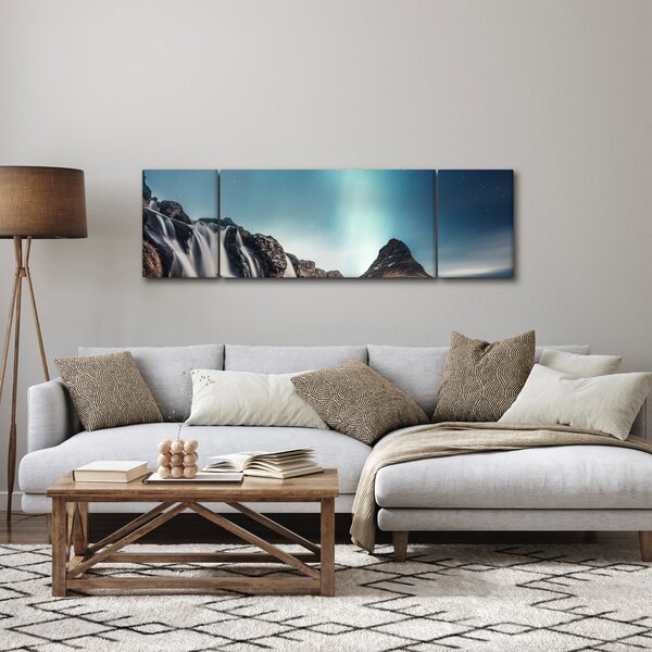 Obraz vodopádů (170x50 cm)