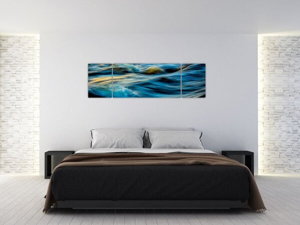 Obraz - Vlny (170x50 cm)