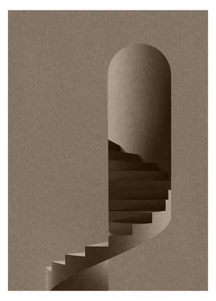 Paper Collective designové moderní obrazy The Tower (50 x 70 cm)