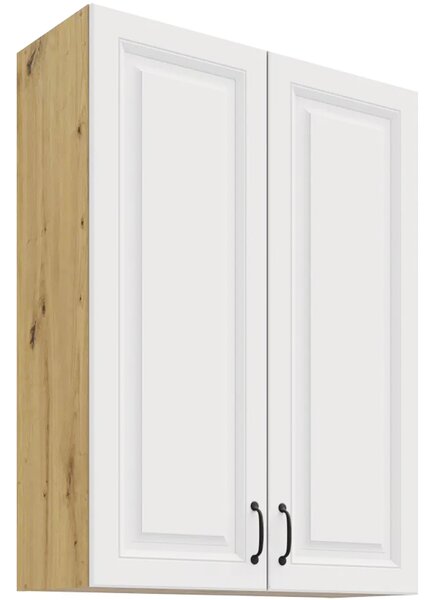STILO ab | horní skříňka 80G-108 2F se 3 policemi | 80 cm | EXTRA VYSOKÁ | artisan/bílá