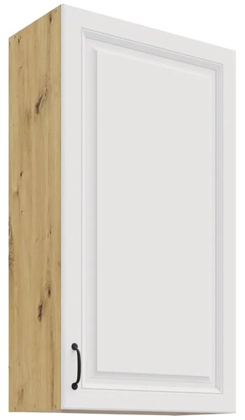 STILO ab | horní skříňka 60G-108 1F se 3 policemi | 60 cm | EXTRA VYSOKÁ | UNI dvířka | artisan/bílá