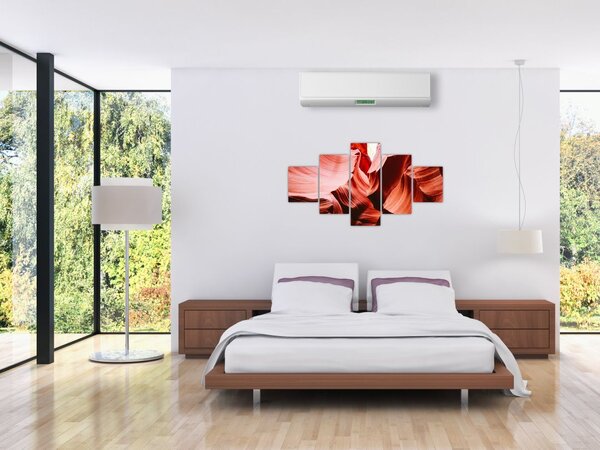 Obraz červených skal (125x70 cm)