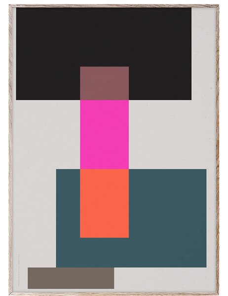 Paper Collective designové moderní obrazy Wrong Geometry 01 (50 x 70 cm)