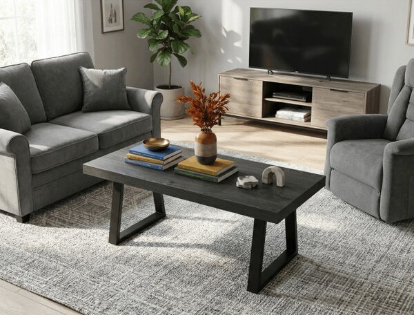 Konferenční stolek šedý CT-R5212 GREY