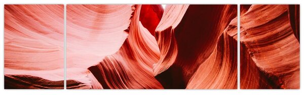 Obraz červených skal (170x50 cm)