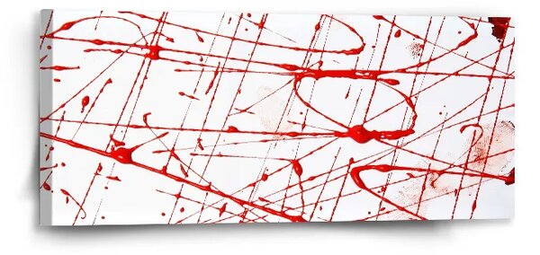 Sablio Obraz Krvavé cákance - 110x50 cm